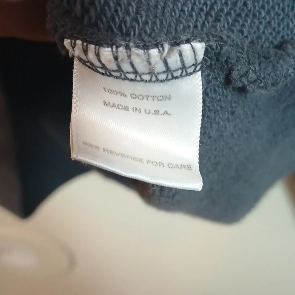 California Incline #72 oversized UNISEX crewneck sweater in Black size Small - Picture 6 of 8